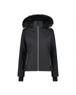 CMP Women's Softshell Ski Jacket with Detachable Hood