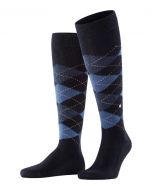 Burlington Preston Dark Navy Long Socks