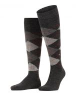 Burlington Preston Anthra Moul Long Socks