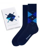 Burlington Basic Socks Gift Box 2 Pairs Blue