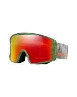 Oakley Line Miner L Stale Sandbech Signature Prizm Snow Torch Iridium Lens, Dark Brush Fog Headband