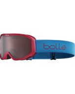 Bollé Inuk Junior Red & Blue Matte Ski Goggles, Rosy Bronze Lens Cat.3