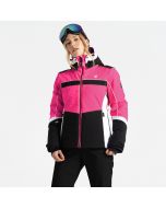 Dare2b Vitilised Pure Pink Black Women's Ski Jacket