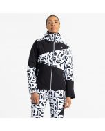 Dare2b Women's Ice Black & White Graffiti Print Ski Jacket