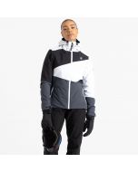 Dare2b Women's Ice White/Ebony/Grey Ski Jacket