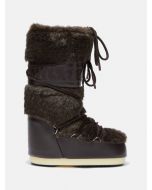 Moon Boot Icon in Brown Ecofur