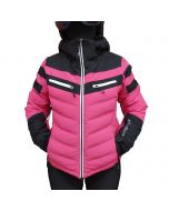 Dubin Women's Crystal Ski Jacket Fuchsia/Black/White