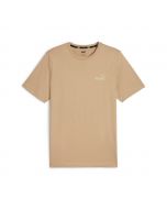 Puma T-Shirt Essential Small Logo Prairie Tan da Uomo