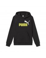 Puma Felpa Essential+ 2 Col Big Logo Black da Bambino