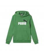 Puma Essential+ 2 Hoodie With Big Logo Archive Green for Kids