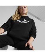 Puma Essentials+ Metallic Logo Black/Silver Women's Sweatshirt