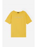 Freddy T-Shirt Comfort Fit con logo glitter Mimosa da Donna