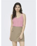 Only Top Onllyzet Knitted Candy Pink for Women