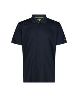 CMP Polo Tecnica tinta unita B.Blue/Lime Green da Uomo