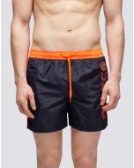 Sundek Iconic Taffeta Black/Orange Men's Swim Boxer