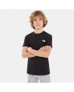 The North Face Kids Simple Dome Tee Black White T-shirt