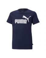 Puma T-shirts Essentials Logo Blue da Bambino