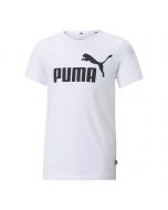 Puma T-shirts Essentials Logo White da Bambino