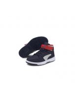 Puma Rebound Layup SL V Peacoat-Grau Violett-H R Rot