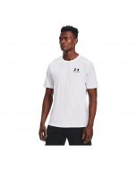 Under Armour Sportstyle T-Shirt für die linke Brust, Weiß