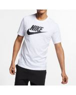 Nike T-shirt Sportswear White-Black da Uomo