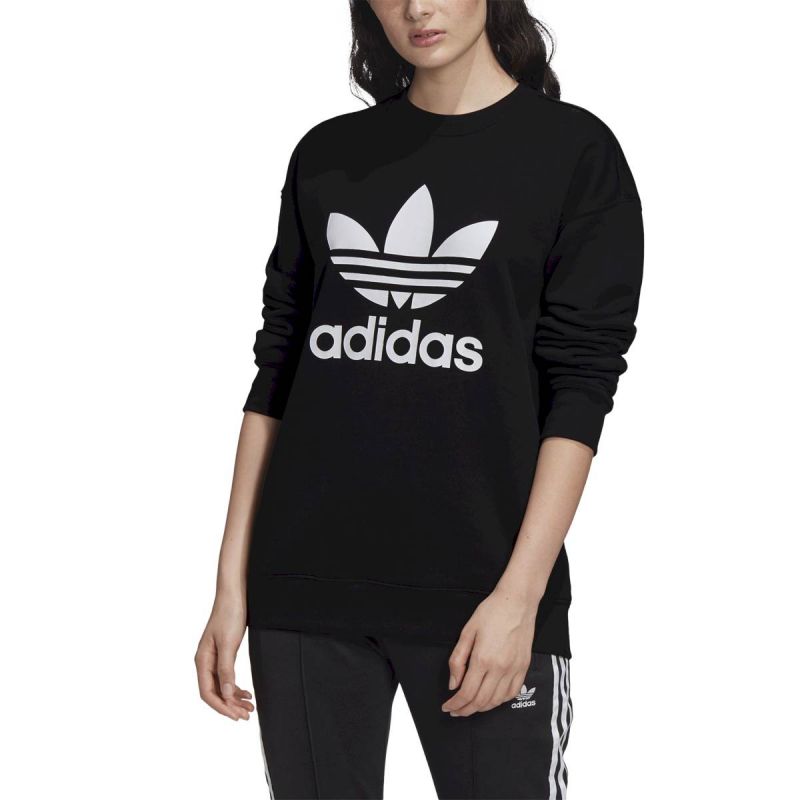 Adidas trefoil cropped hoodie best sale