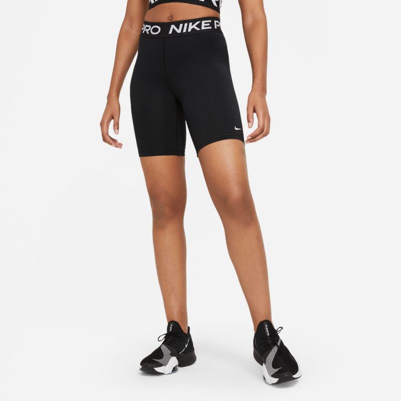 Nike Pro 365 Women S 8 Shorts Black White