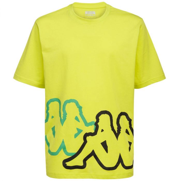 Kappa T-shirt Logo Caffy Green Lime