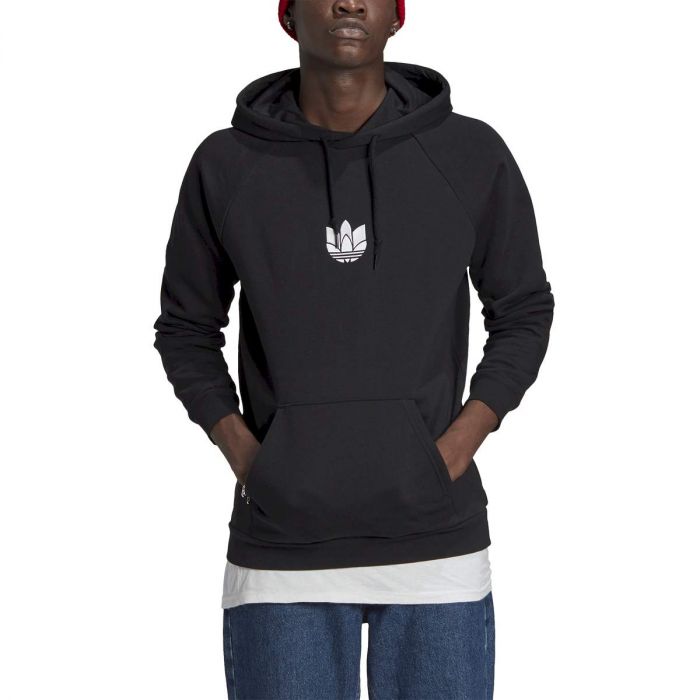 Adidas 3d Trefoil Hood Black