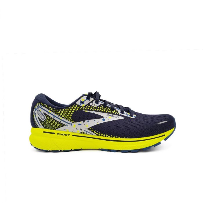 Brooks Ghost 14 Blue-Yellow Special Edition