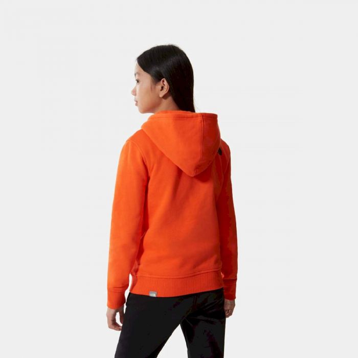 The North Face Y Box P/O Hoodie Red Orange