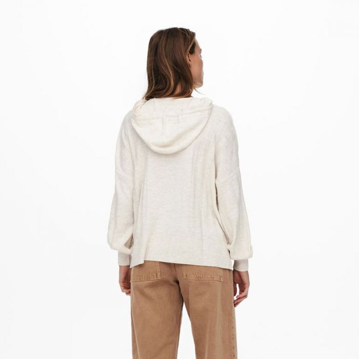 Only Loose Fitted Knitted Pullover Beige