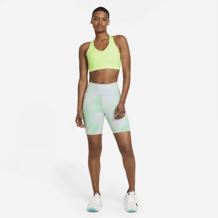 Nike Bra Dri-Fit Swoosh V Neck Verde Fluo