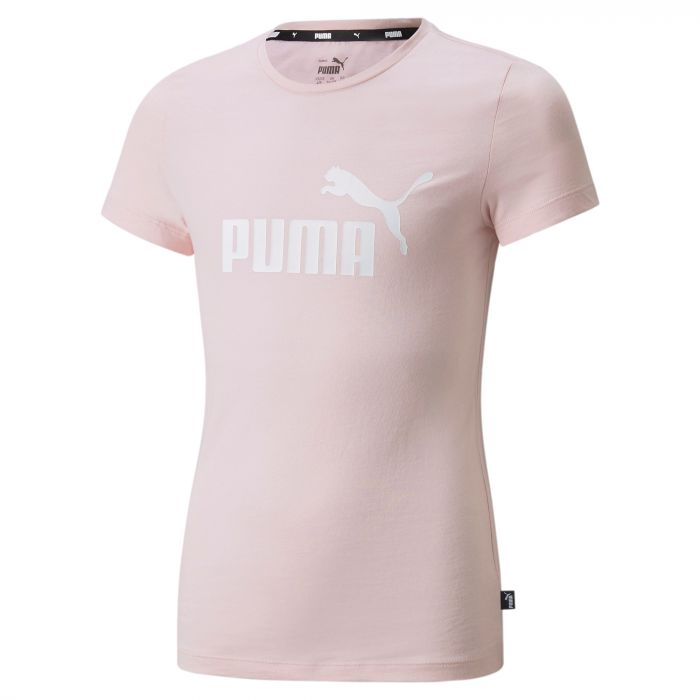 Puma Essential Logo Tee da Ragazza Pink