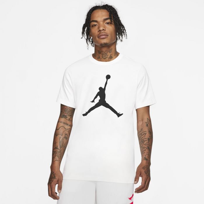 Nike T-shirt Jordan Jumpman Big Logo Bianca
