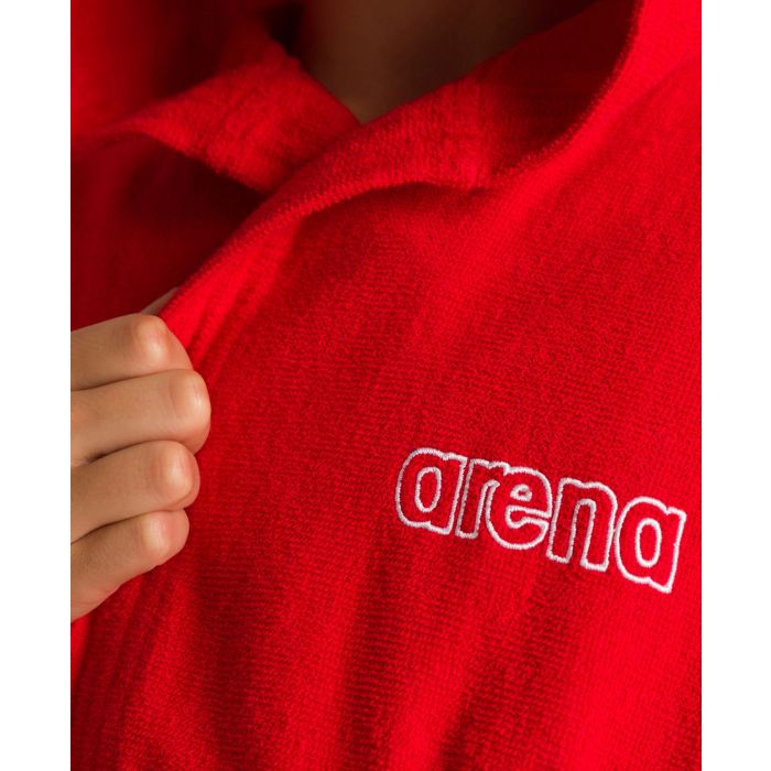 Arena Accappatoio JR Zeppelin Light Rosso Microfibra