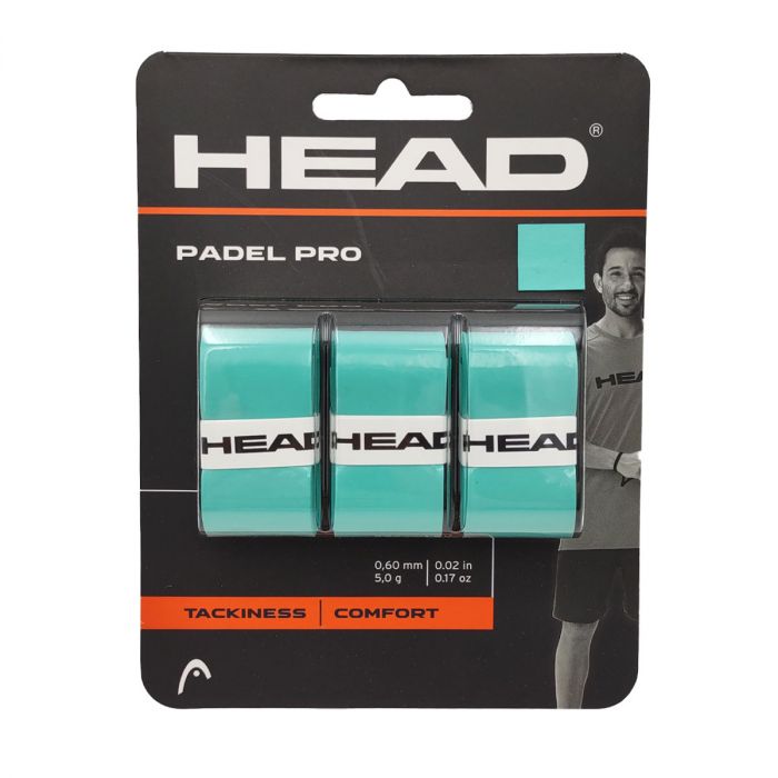 Head Overgrip Padel Pro 3ppk Verde Acqua