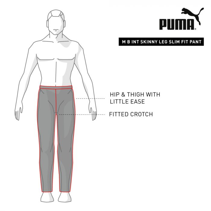 Puma Essential Slim Pants Fleece da Uomo
