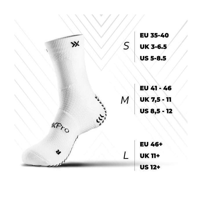 SOXPro Calze Ankle Support White