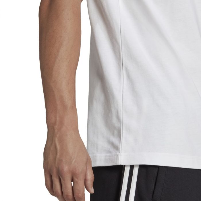 Adidas T-Shirt Trefoil White/Red da Uomo