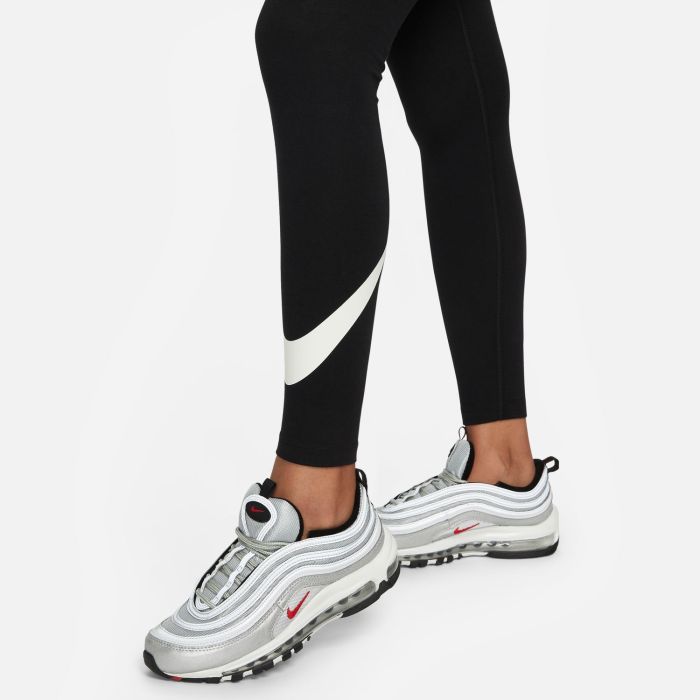 Nike Sportswear Leggings Vita Alta Club Nero Donna