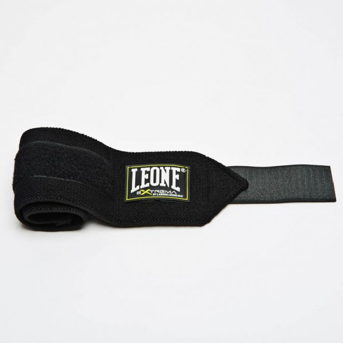 Leone Black Gym Wristbands - Pair