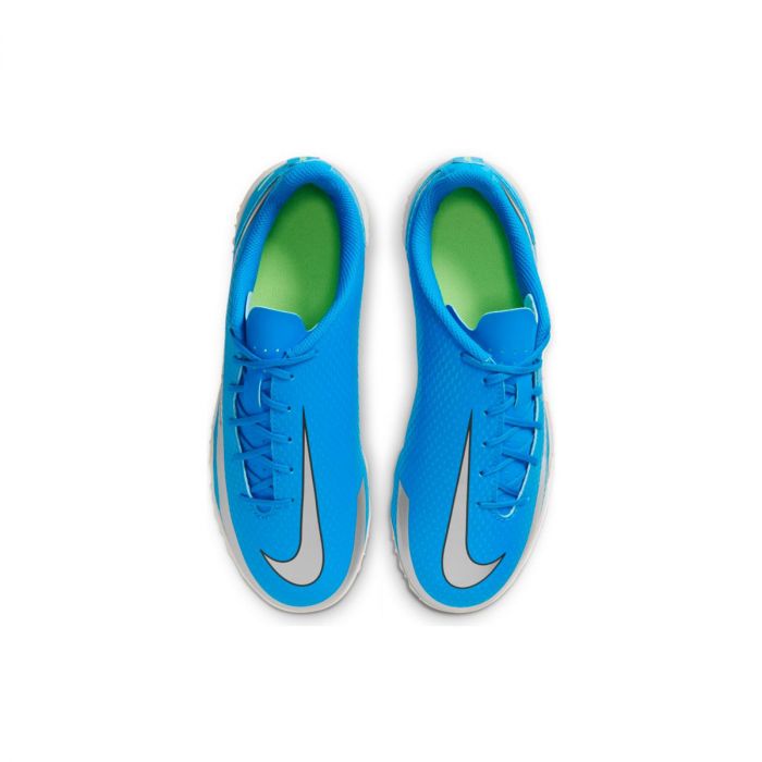 Nike Phantom Gt Club Calcetto Blu Argento da Bambino