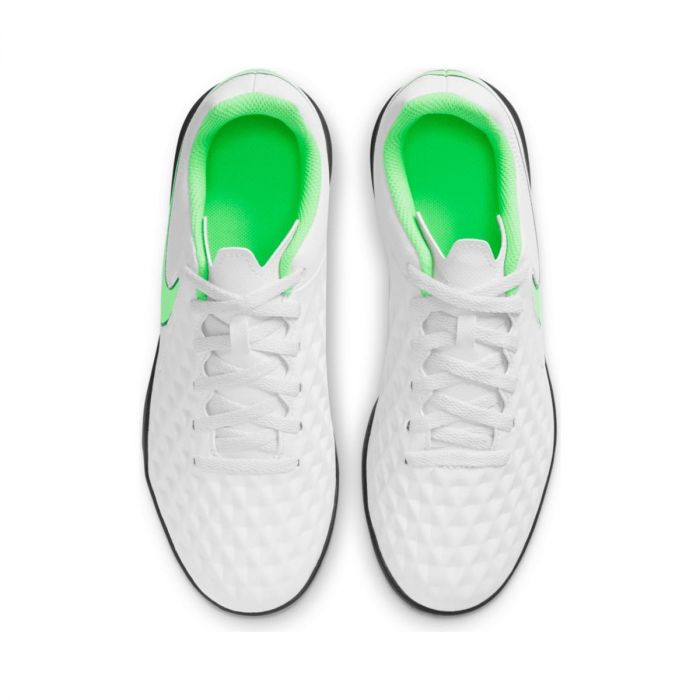 Nike Junior Tiempo Legend 8 Club Tf Platinum Tint Rage Green