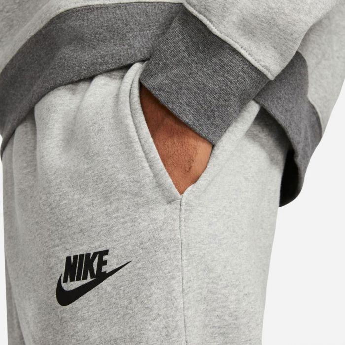Nike Tuta Completa Sportswear Fleece Grey Charcoal Black 