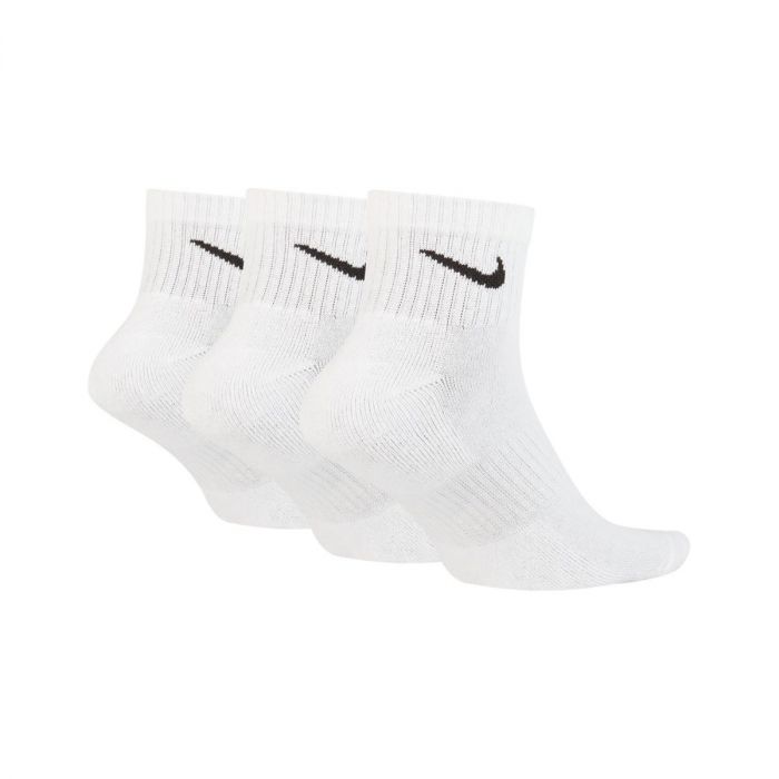 Nike Everyday Cushion Ankle Socks White 3pc