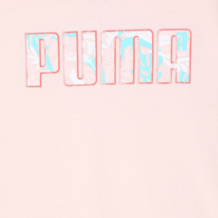 Puma Alpha T-shirt tee Cloud Pink da Bambina