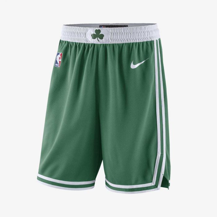 Nike Short Boston Celtics Icon Edition Clover Bianco