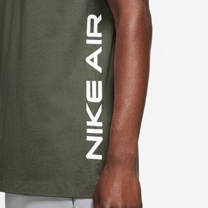 Nike T-shirt Man Tee Air Green da Uomo