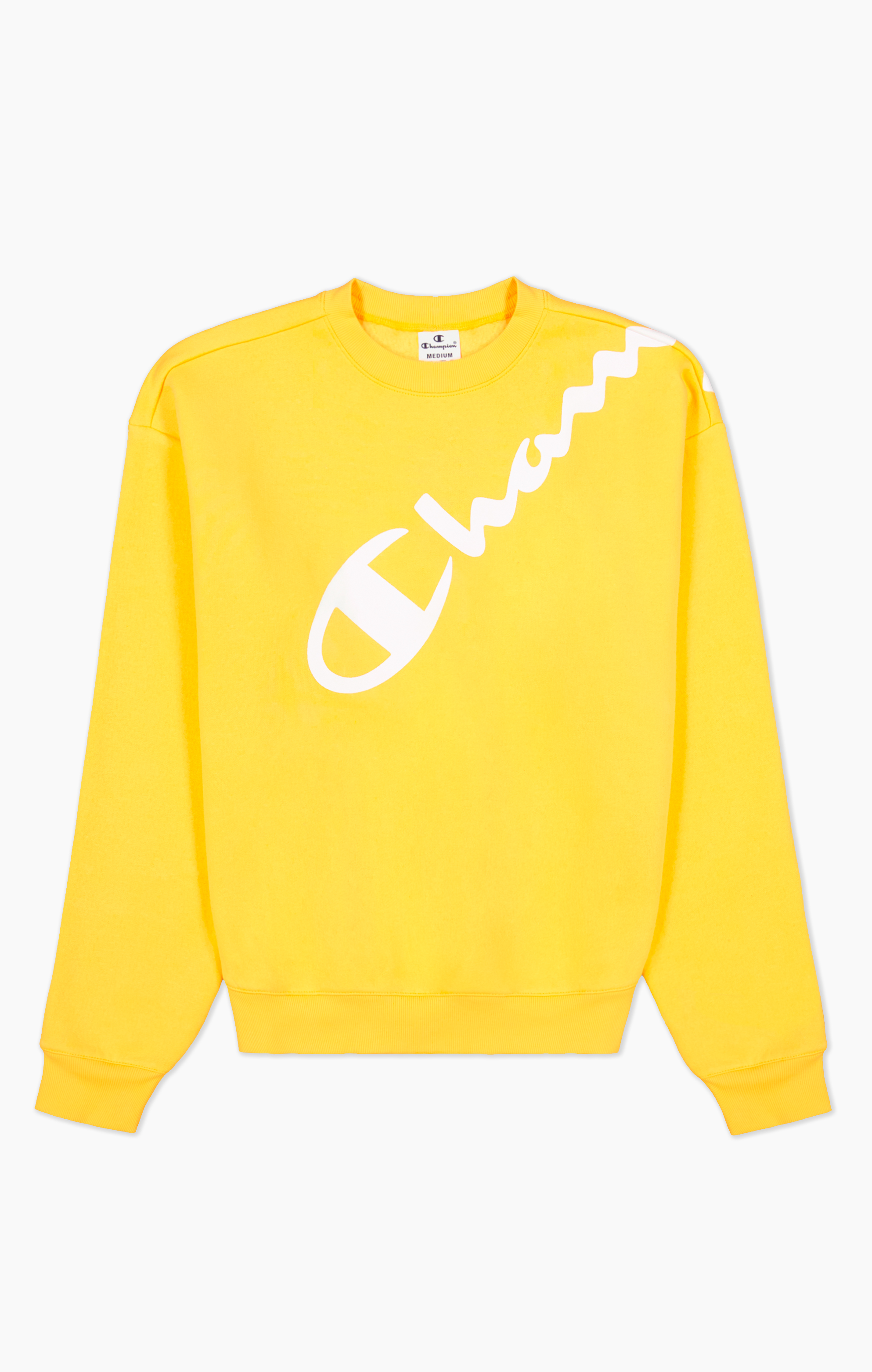 Champion Felpa Crewneck Donna Gialla